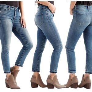 Lucky Brand Medium Wash Raw Edge Hayden Skinny Casual Denim Jeans 3144